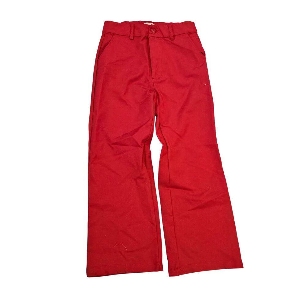 Show me your mumu dj red suiting crop pants womens medium bold workwear